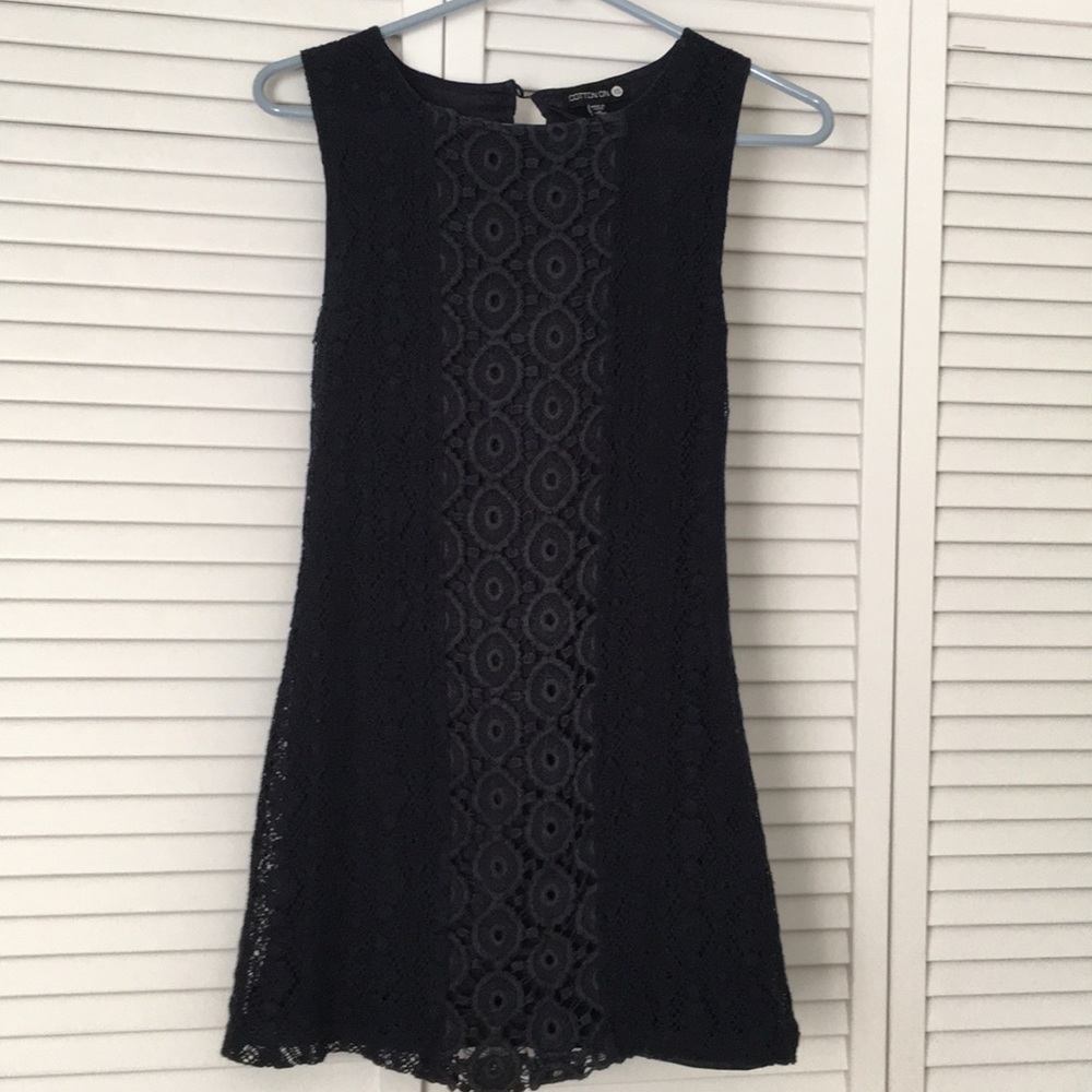 Navy blue dress
